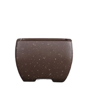 Pot à bonsaï carré Zisha, artisanat fait main recouvert de sable, Zhu Yongnan - Product Image 5