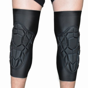 Một Cặp Tay Áo Đầu Gối Chuyên Nghiệp Có Đệm Lót Kích Cỡ Dành Cho Người Lớn Trẻ Trung Màu Trắng Đen Dùng Cho Bóng Rổ Đấu Vật Bóng Chuyền - Product Image 1