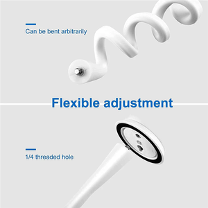 ขาตั้งกล้องวงจรปิดซิลิโค<span class=keywords><strong>น</strong></span>สีขาวดำ แบบยืดหยุ่<span class=keywords><strong>น</strong></span>ยาวขึ้<span class=keywords><strong>น</strong></span> ใช้กับกล้อง IP ได้  ติดตั้งง่ายไม่ต้องเจาะ ใช้กับราวเปลเด็ก ใช้ได้กับโต๊ะหรือเตียง - Product Image 3