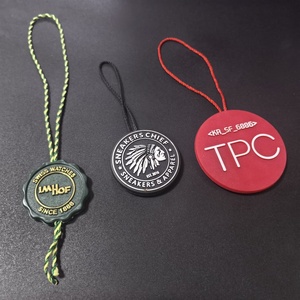 Cartellino del prezzo dell'orologio in plastica con lamina blu personalizzata non restituibile se rimosso Logo in rilievo con etichetta di tenuta in plastica di sicurezza - Product Image 2