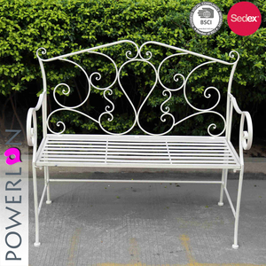 <span class=keywords><strong>Banc</strong></span> de <span class=keywords><strong>jardin</strong></span> rond en fer forgé <span class=keywords><strong>blanc</strong></span> tendance pour l'extérieur et l'intérieur, <span class=keywords><strong>banc</strong></span> d'arbre, vente chaude - Product Image 5