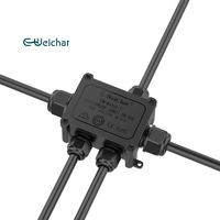 EW-M2068S-5T 5 voies boîtier câble de connexion solaire intelligent boîte de jonction fil câble cosses boîtes de rangement Ip68 étanche boîte de jonction