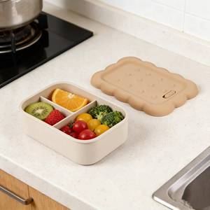 Contenedor de Alimentos de Silicona de Grado Alimenticio, Libre de BPA, para Mantener la Frescura, con 1 Compartimento - Product Image 2