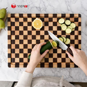 <span class=keywords><strong>Planche</strong></span> à découper extra-large personnalisable de luxe en bois d'acacia, <span class=keywords><strong>planche</strong></span> à découper pour charcuterie, bloc de boucher - Product Image 4