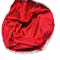 Chapeau de Père Noël en peluche à poils longs en forme de cône pour fêtes de Noël, taille unique pour adultes et enfants, idéal pour les spectacles sur scène