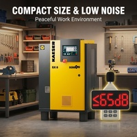Compresseur d'air à vis Kaeser série SX à profil Sigma, à faible consommation d'énergie IE3, faible bruit, unité industrielle modulaire compacte