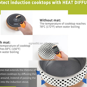 Factory Sales Non-Slip Silicone Induction Cooktop <b>Protector</b> Mat Heat Proof Pad for Kitchen - Product Image 6