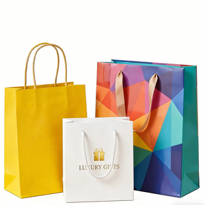 Bolsas de Compra de Papel Kraft Estilo TUOBO con Asas, Bolsas de Regalo de Lujo para Boutique de Ropa - Product Image 1