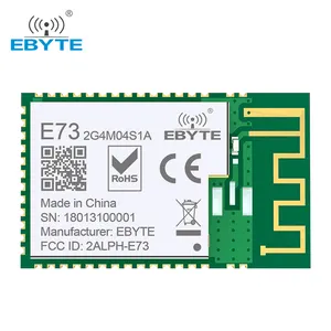 Ebyte E73-2G4M04S1A สำหรับอุปกรณ์สวมใส่ได้สมาร์ทล็อคบ้าน IOT โซลูชั่น4dBm นอร์ดิก BLE 5.0 NRF52810โมดูลไร้สาย