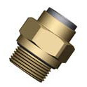 Xiangjia Machinery Push-In Dot Air Brake Fitting Brass M12 M16 M22 Pneumatic Industry - Product Image 2