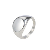 Großhandel Custom Edelstahl Pure Blank Gravur Personal isierte DIY Ringe