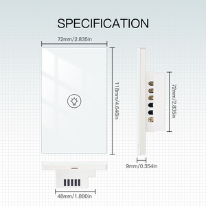 Tuya Wifi ánh sáng thông minh Dimmer chuyển 1/2/3 băng đảng cuộc sống thông minh/tuya ứng dụng làm việc với Alexa Google bằng giọng nói trợ lý chuyển đổi thông minh - Product Image 2