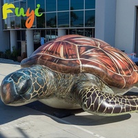 Sculpture de tortue gonflable géante personnalisée Fuyi, décoration animale d'extérieur pour événements, parcs et expositions