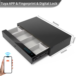 CEQSAFE Smart Hotel Room Fingerprint Lock <b>Hidden</b> Drawer <b>Safe</b> Box Cash Jewelry Safety Drawer Hotel <b>Safe</b> for Home - Product Image 6