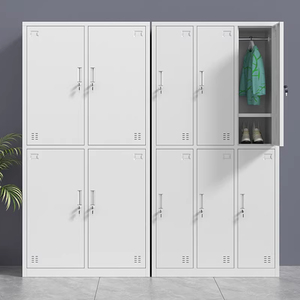<span class=keywords><strong>Taquilla</strong></span> Metálica de 3 Puertas, Estilo Industrial, para Gimnasio, Escuela, Guardarropa Metálico, Armario de Acero para Ropa - Product Image 2