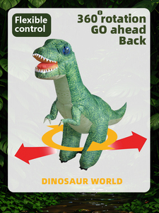 2025 1.8M Plastique Rc Dinosaure Télécommande 2.4G Électrique Marche Gonflable Tyrannosaurus Rex Jouet avec 8 Canaux 40m Portée - Product Image 3