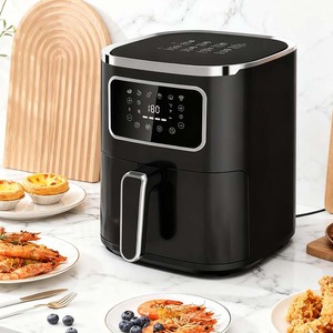Modern Household Kitchen Appliances Touch Screen 5L Oil-free Air Fryer With Intelligent Display Fast Cooking Easy Clean 5L Black - Product Image 4