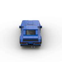 Compatible avec les briques de marque, petites particules, voiture de course sportive, puzzle MOC, assemblage DIY, blocs de construction en plastique ABS