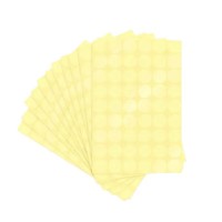 Autocollant d'étanchéité pour boîte en BOPP PET transparent, adhésif permanent, cercle de 3 cm, étiquette ronde transparente