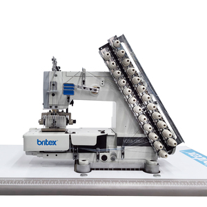 Chuyên Nghiệp Britex BR-VC008-12064P-<span class=keywords><strong>D</strong></span> Trực Tiếp Ổ Đĩa 12 Kim Xi Lanh Giường Đôi Chainstitch Đa Kim Máy May - Product Image 2