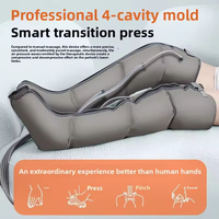 Masseur pour les pieds et les jambes à compression d'air séquentielle, taille réglable, confort et récupération, AS ALL STAR CE