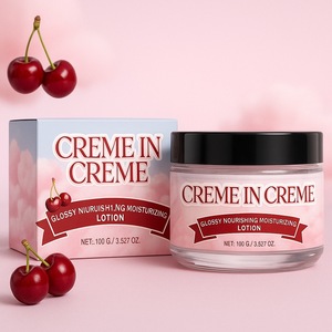 New <strong>Creme</strong> in <strong>Creme</strong> Glossy Nourishing Moisturizing Lotion with Glycerin 100ml Night 24 Hours Glow for Skin Care - Product Image 2