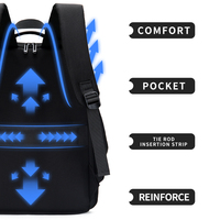 Nouveau sac à dos rigide en EVA pour homme, tendance, cool, grande capacité, sac à dos de loisirs, sac à dos pour ordinateur portable de 15,6 pouces
