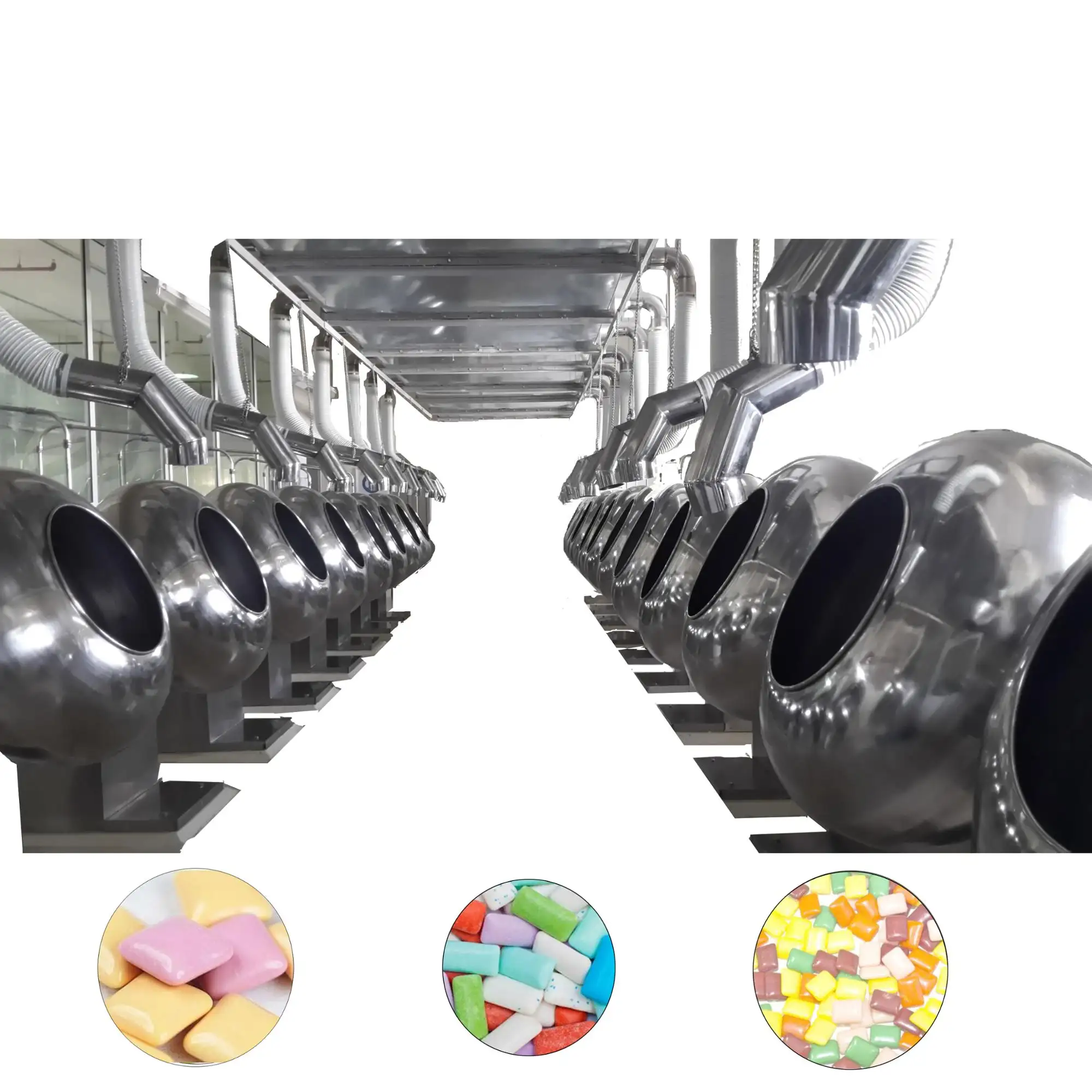 설탕 자유로운 껌 코팅 기계 자일리톨 추잉 검 생산 라인