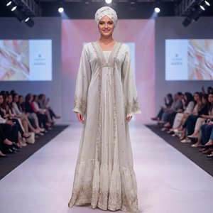 Nouvelle Robe Élégante en Coton Écologique avec Dentelle pour Femme, Manches Évasées, Motif Floral – Collection Printemps-Été – Meilleurs Styles Beauté - Product Image 6
