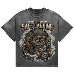 Camisetas de Hombre de Manga Corta con Efecto Desgastado, 100% Algodón Tejido, Talla Grande, Transpirables, de Alta Calidad, con Estampado Personalizado en el Panel Frontal - Product Image 1