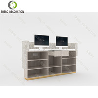 Comptoir de réception et de caisse sur mesure pour bijouterie, avec vitrine de présentation, mobilier de magasin de bijoux, conception OEM
