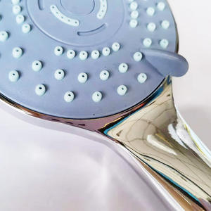 Cabezal de Ducha Portátil Hemans con Rociador Redondo, Masaje, Lluvia y Burbujas, Fácil de Limpiar, con Recubrimiento - Product Image 1