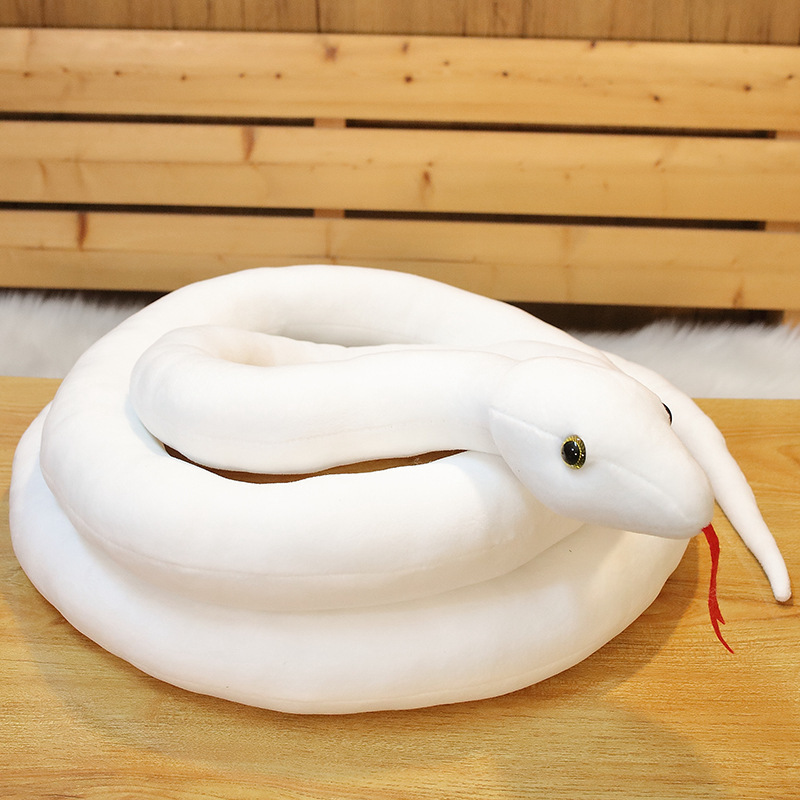 Serpente bianco simulato