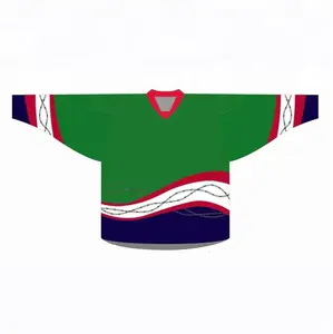 Factory sublimation comfort tear resistance ice sportswear hockey jersey custom logo