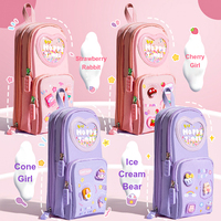 Nouvelle trousse à crayons multifonctionnelle 2026 pour filles, grande capacité, motif dessin animé 3D, pour enfants