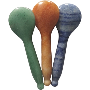 Outil de massage par acupression en pierre naturelle d'aventurine - Product Image 2