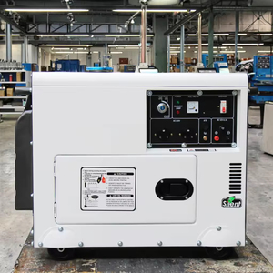 Generador Diésel Silencioso <span class=keywords><strong>de</strong></span> 5KVA 7KVA 10KVA 12KVA 15KVA 20KVA, 1800 RPM, Portátil para el Hogar, 220V/110V - Product Image 2