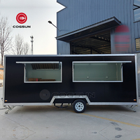 Remorque mobile de nourriture de kiosque de chariot de café de crème glacée de barre de camion de nourriture avec l'équipement complet de restaurant