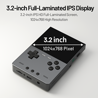 Console de jeu portable Trimui Brick Hammer Metal, écran IPS 3,2 pouces, Linux, jeux vidéo rétro, WiFi, lumière RGB