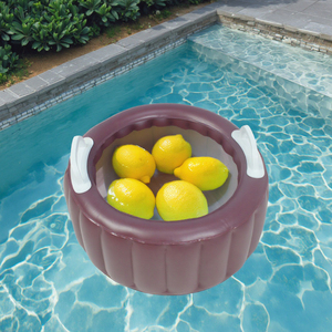 Hot Sale Inflatable Cup <strong>Holder</strong> Water <strong>Pool</strong> Drink Floating Float with Cup <strong>Holder</strong> <strong>Beverage</strong> Tubs &amp; Ice Buckets - Product Image 2