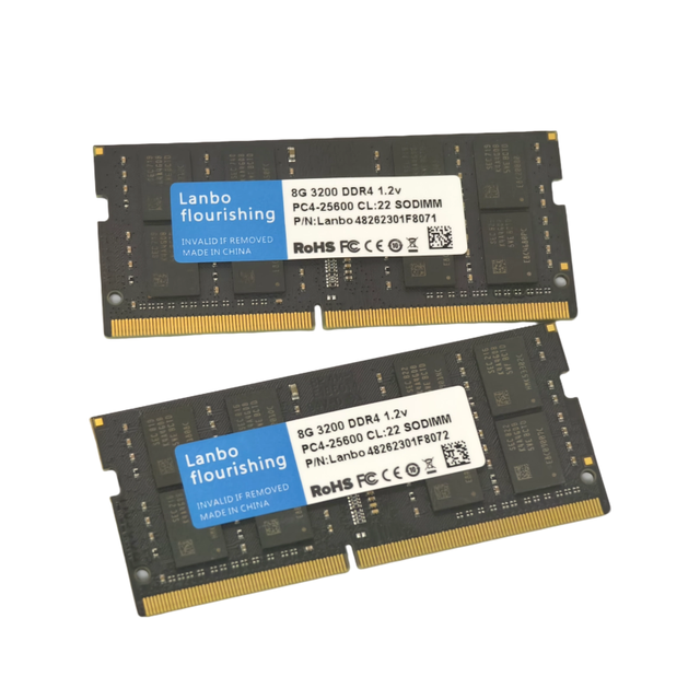 Factory Wholesale DDR4 8GB 16GB 32GB Computer RAM 16gb DDR4 Laptop Ram Memory 2666mhz 3200MHZ