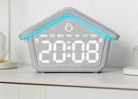 Jam Alarm Digital Cuckoo Penjualan Panas, Angka Besar, Penyesuaian Kecerahan Atmosfer, Kontrol Kecerahan Hari Libur (DST)