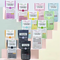 Calculatrice scientifique portable puissante avec calendrier, affichage ABS 10+2 chiffres pour les examens de mathématiques du collège et du lycée