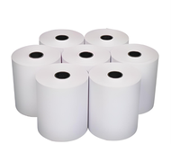 Rouleaux de papier thermique monocouche personnalisables pour reçus – Papier pour petits tickets de supermarché – Forme rectangulaire respirante
