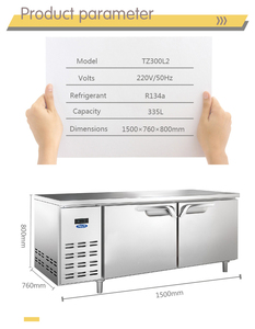 Réfrigérateur de cuisine, congélateur sous table, <span class=keywords><strong>en</strong></span> promotion - Product Image 3
