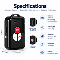 Talkie-walkie GPS 4G P02L direct usine pour seniors avec suivi, intégration logicielle API OEM/ODM personnalisée et détection de chute SOS