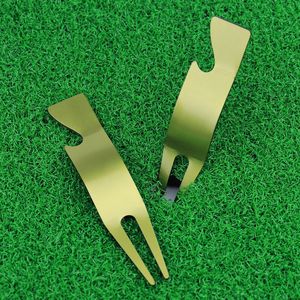 Herramienta para Reparar Divots de Golf, Abrebotellas, Tenedor Metálico de Bronce Antiguo, Accesorio Multifuncional para Golf - Product Image 2