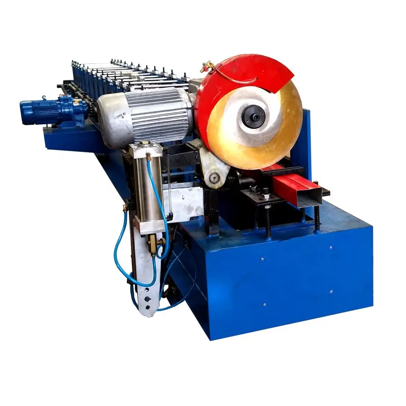 gutter down pipe making machine trade assurance downpipe steel rain gutter cold roll forming machine