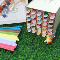 Boîte de rangement pour papier Quilling enthousiaste et papier artistes Quilling professeur