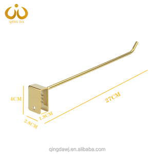 Vendita calda al dettaglio del supermercato appeso in metallo a doghe a parete a doghe accessori per pannelli a parete mensola ganci appendiabiti - Product Image 2
